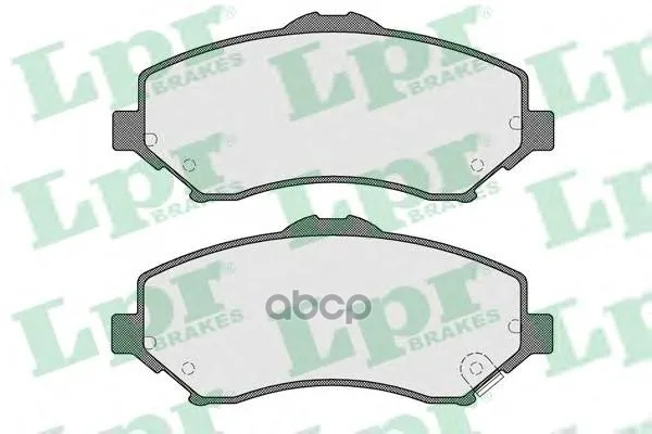 Колодки Тормозные Chrysler Voyager/Dodge Journey/Nitro/Wrangler 07- Передние Lpr 05p1549 Lpr арт. 05P1549