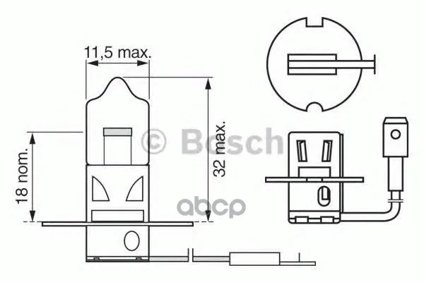 Лампа Day Light Plus10 H3 Day Light Plus10 H3 Bosch арт. 1987302038