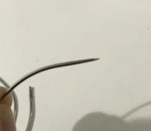 Alileader venta al por mayor de aguja para el cabello tapa tejer pelucas agujas para la extensión del pelo 12 unids/pack 6Cm/9Cm C-tipo de utensilios con agujas