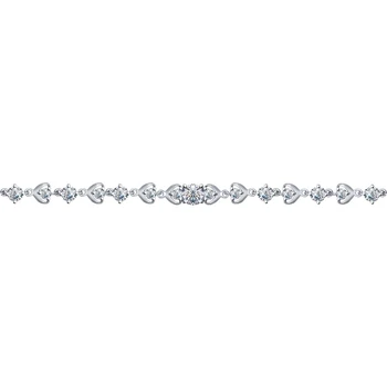 

Silver Bracelet with cubic zirconia Sokolov 94050356