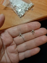 50 unids/lote 3/4/5mm 6 colores Pin finding studs arete pines básicos tapones conector para DIY joyería accesorios suministros