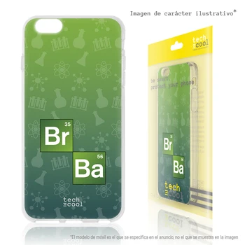 

FunnyTech®Silicone Case for IPhone 7 Plus/7 Plus L Series Breaking Bad Lettering background