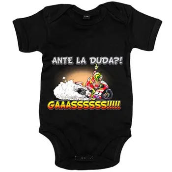 

Baby bodysuit for biker when in doubt gaaaaasss