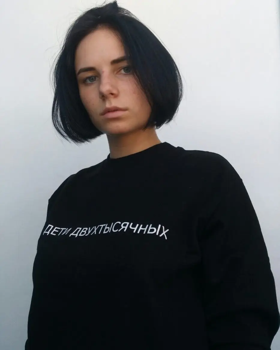 Детские толстовки унисекс с принтом русской буквы, Женская толстовка с русскими надписями, женские толстовки с капюшоном, топы - Цвет: SW-834 female