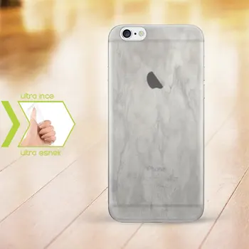 

Personalized iPhone 6-6 Plus Thin Transparent Silicone Phone Cover (Marble Temalı-4)