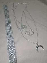 Colgante Retro de Luna y mapa del mundo para mujer, collar de oro Colodr multicapa, accesorios de joyería para fiesta