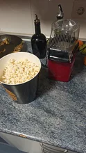 Popcorn-Maker Mini Household 1200W for Home Kitchen Healthy Hot-Air Oil-Free