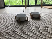 Pet-Bowl Dog-Accessories Feeding-Supplies Puppy Water-Feeder Cat Ceramic Dog-Food Durable