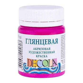 

Paint acrylic glossy DeCola fuchsia 50 ml