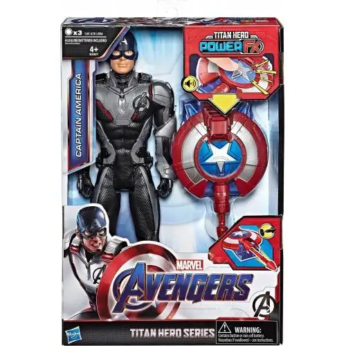 The Avengers: Endgame Titan Hero Power Fx Captain America Figure