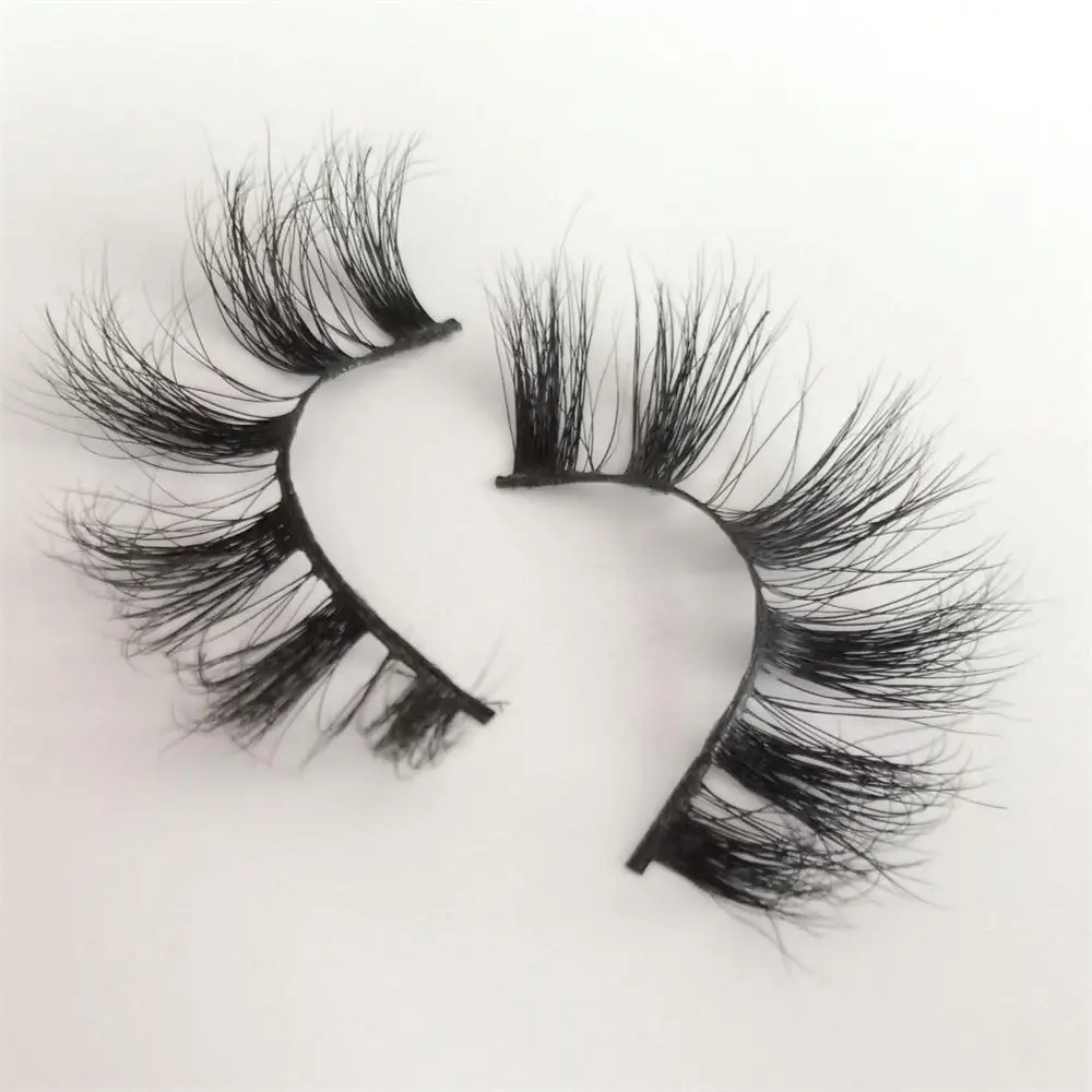 LOVE THANKS 1 пара 3d норковые ресницы, безжалостные ресницы для наращивания, объемные, ручная работа, многоразовые, натуральные, Мягкие Накладные ресницы для макияжа S32 - Цвет: S17