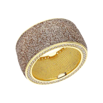 

Silver ring with glitter and cubic zirconium sunlight sample 925