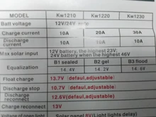 Controller Pv-Regulator Solar-Panel Output Auto Dual 24V 12V LCD Usb-5v 20A/10A