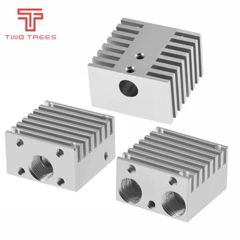 

V6 heat sink for Chimera multi extruder aluminium alloy dual head cooling fin 30*30*18mm For 3D Printer part