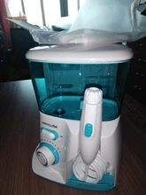 Waterpulse V300B Dental hilo Dental Oral agua irrigador con 5 Jet consejos Dental higiene Oral 10 presiones dientes limpiador de hilo Dental