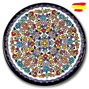 

Ceramic plate 17cm./6.7 inch - ceramics glazed up handmade - Made in Spain - Spanish Crafts - Sevilla - MIJASCERAMIC -