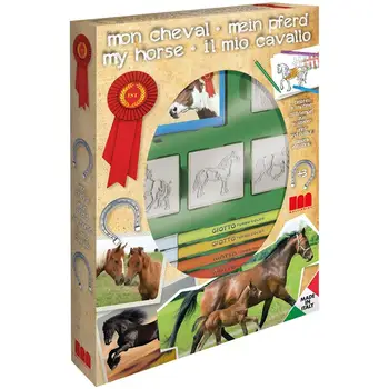 

7895-4 Box stamps-horses