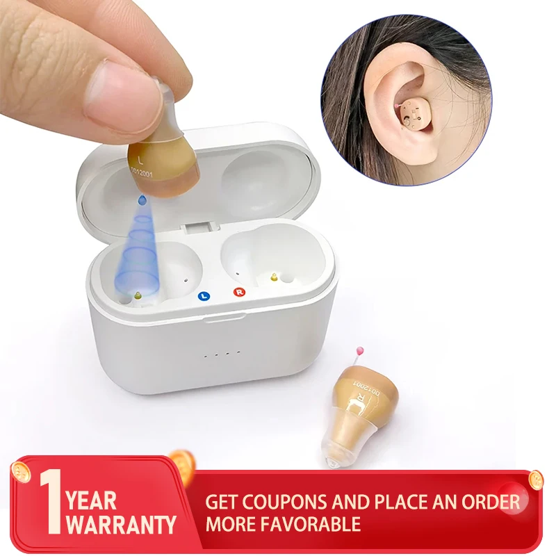 Digital Hearing Aids Dropshipping Mini Sound Amplifier Wireless