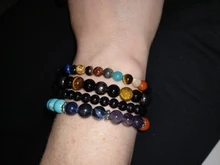 Magnético novedoso de ojo de tigre de hematita cuenta de piedra pulsera de pareja imán de cuidado de la salud de las mujeres de los hombres a la pérdida de peso de la joyería