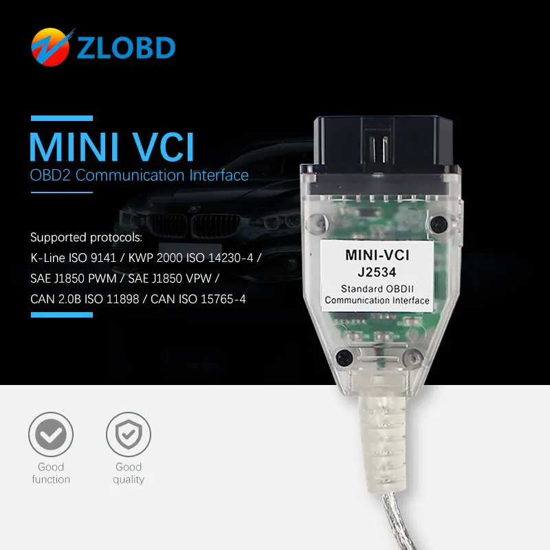 Новейшая версия MINI VCI j2534 для Toyota TIS Techstream V13.00.022 один кабель OBD2 диагностический
