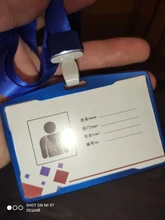 Tarjeta de moda cubierta de aleación de aluminio de trabajo Tarjeta De Nombre titulares de tarjeta de trabajo de negocios Tarjeta de Identificación cordón Metal caso de bolsas de