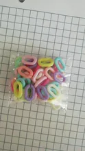 50 unids/lote 15x10mm acrílico cadena llaveros para collar pulsera de cadena de colores de plástico eslabones de la cadena de fabricación de la joyería