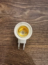 Eu-Plug-Adapter Socket Base-Lamp Power-On-Off-Control-Switch E27 with 1pcs