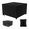 Outdoor Garden Furniture Covers for All Weathers 600D Oxford for Patio Rattan Table Chair Sofa Waterproof Dust 125x125x74cm 1