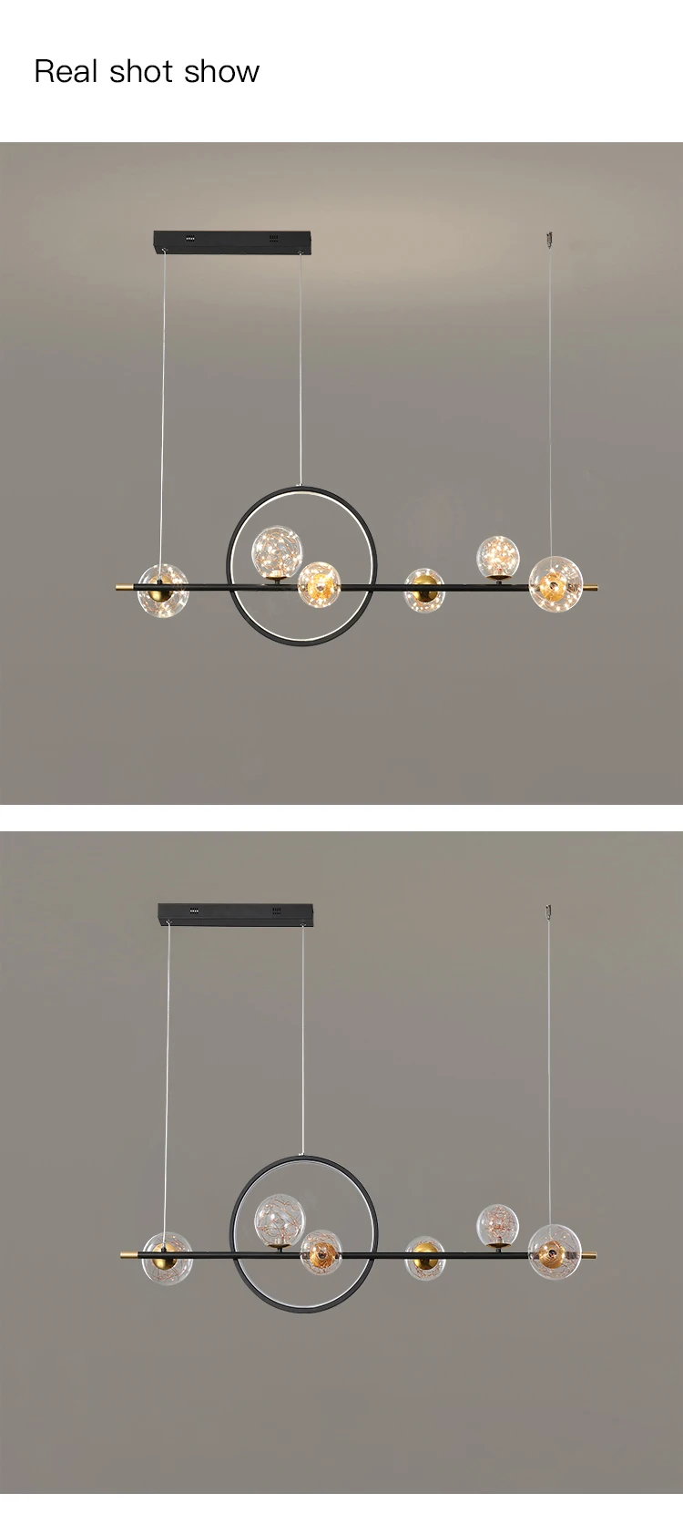 entryway chandelier New Modern LED Pendant Lamp Glass Ball Chandelier For Dining Room Kitchen Living Room Bedroom Star Design Ceiling Hanging Light dining room light fixtures