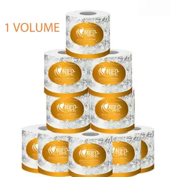 

Toilet Paper Bulk Bath Tissue Bathroom Soft 3 Ply Roll Roll Toilet Paper Creative Paper practical portable