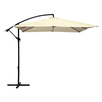 

Parasol eccentric Banana Aktive Garden cream mast steel