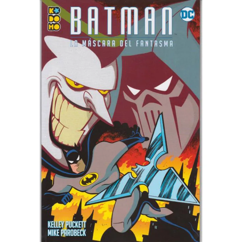 Dc Comics, Batman The Ghost Mask, Autore Mike Parobeck , Ed. Ecc, Fumetti In Spagnolo, Collezione Komodo, Tebeo