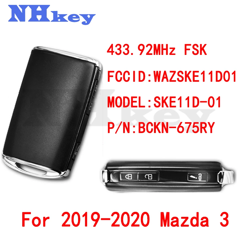 NHKEYSKE11D01ForMazda3Mazda3CX30CX3020192021Proximity