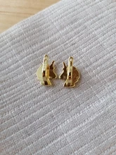 Pendientes de plata de ley 925 con forma de unicornio para mujer y niña, joyería para fiesta y boda eh872