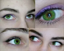 EYESHARE-par de lentes de contacto de 3 tonos, lentillas de colores a la moda