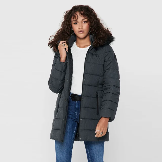 Only Onlluna Detachable Hooded Long 