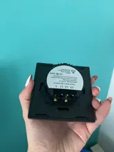 MiniTiger-Interruptor táctil de pared, estándar de la UE/Reino Unido, 1 entrada y 1 vía, Panel de interruptor de cristal blanco, 220-250V, solo función táctil