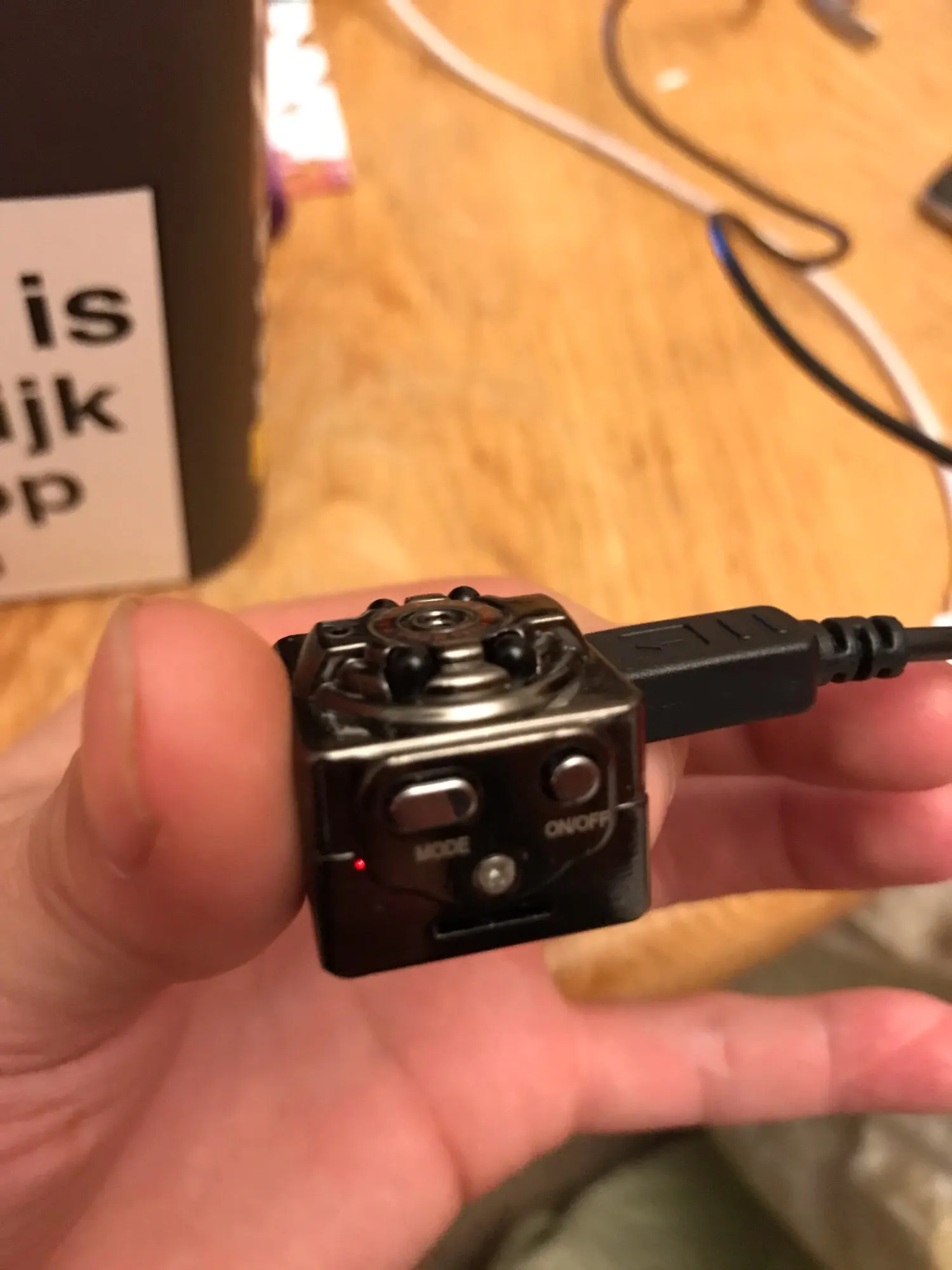 Micro Câmera espiã, Sensor de Movimento, Visão Noturna, Full HD photo review