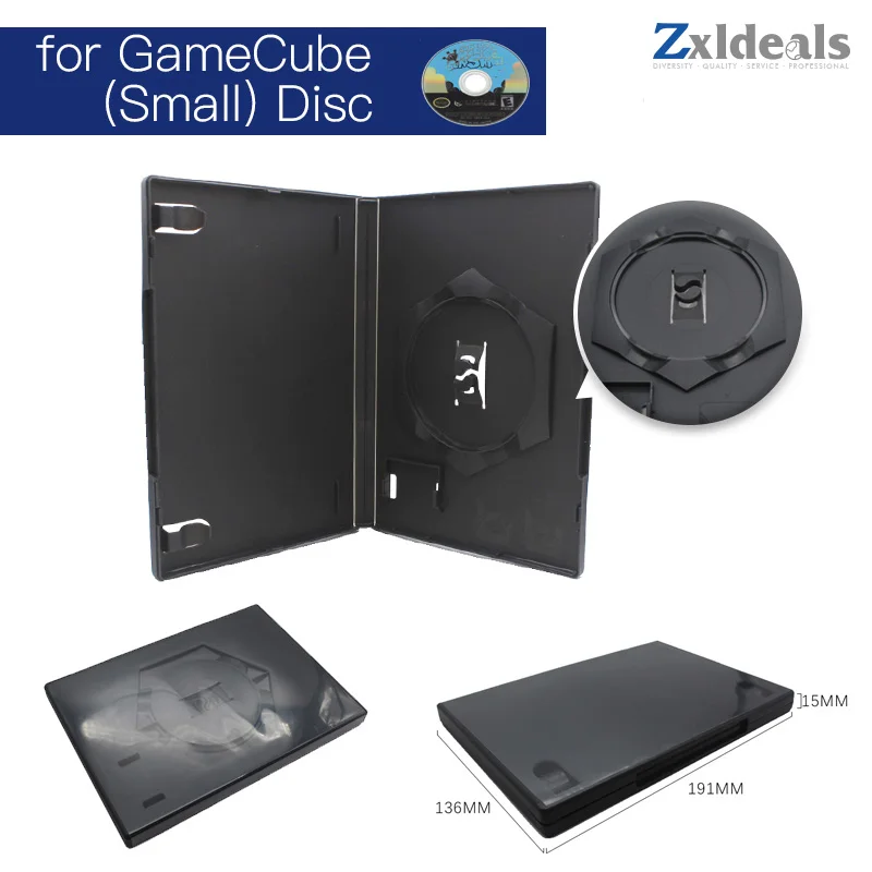 Replacement Case For GameCube Disc Small Game Spare Single CD Game Box