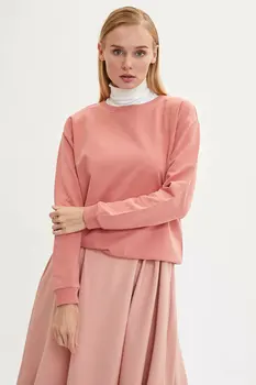 

DeFacto Women Pure White O-neck Leisure Long Sleeve Women Pullover Casual Cotton Fashion Ladies Sweatshirts-M0021AZ19AU-M0021AZ19AU
