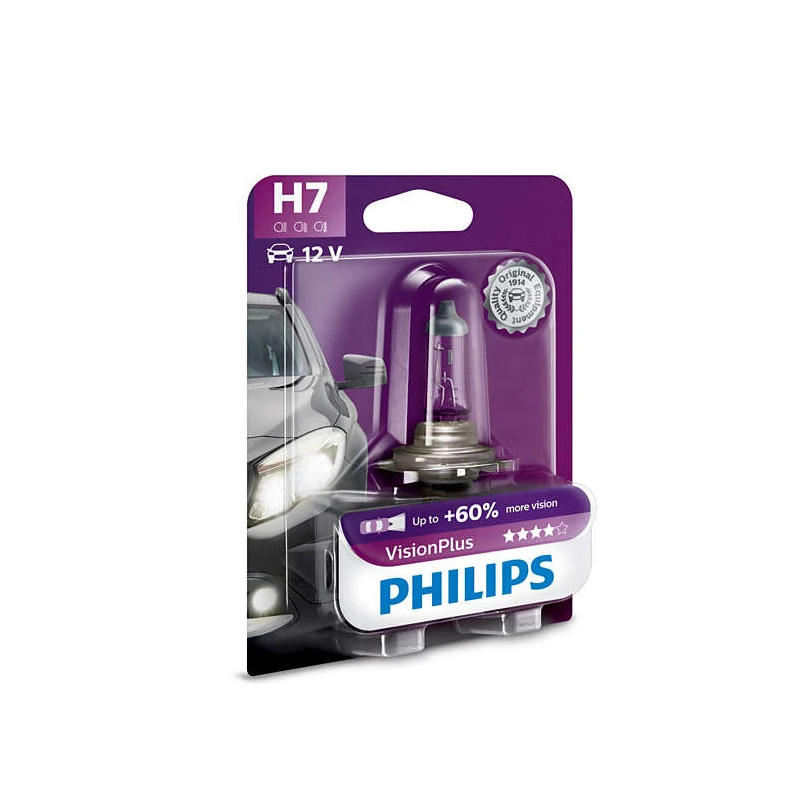 PHILIPS 12972VPB1 H7 12 V-55 W (PX26d) (+ 60% света) Vision Plus корпус (1 шт.) 5302 | Автомобили и мотоциклы