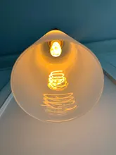 Light-Bulb Edison-Lamp Filament Spiral G95 G125 T225 Retro Led Yellow Vintage ST64 220V