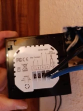 Moeshouse Controlador de temperatura de termostato inteligente WiFi para agua/calefacción eléctrica de suelo Agua/caldera de Gas funciona con Alexa Google Home