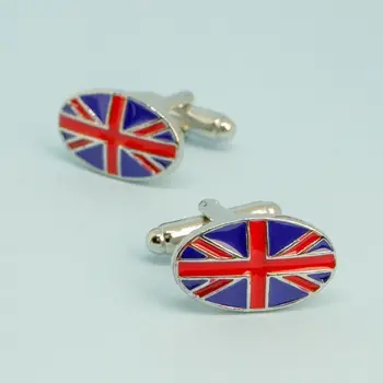 

Cufflinks jewelery "flag of the United Kingdom" (British flag) (52202)