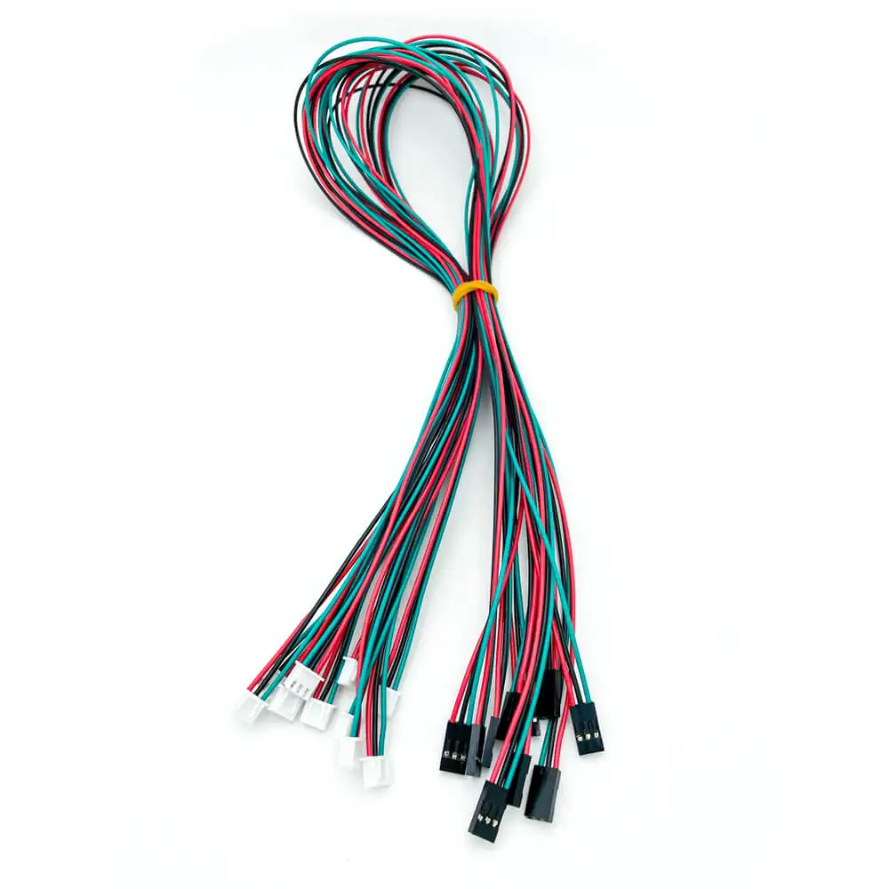 10 шт./лот RepRap провод 70 см 3pin Dupont кабель Перемычка для 3D принтера ramps провод|for 3d