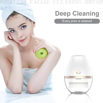 

Professional Facial Cleansing Brush Electric Washing Brush Face Pore Cleaner Rechargeable Washer Deep Remove Blackhead Acne