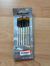 6 uds. De pinceles para pintura de acuarela Gouache, diferentes formas, punta redonda de nailon, conjunto de pinceles de pintura suministros para pintura artística 03183