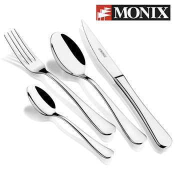 

Monix English-Game 24 Pieces steak stainless steel 18/10 contemporay design and finishing POLISHING bright. Thickness 3 mm