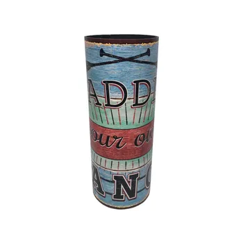 

Rebecca Mobili Umbrella Stand Vintage Blue Mdf Canvas Drip 50x20x20