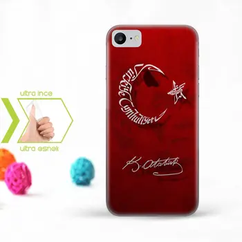 

IPhone 7 Slim Clear Silicone Phone Cover (Atatürk-3)